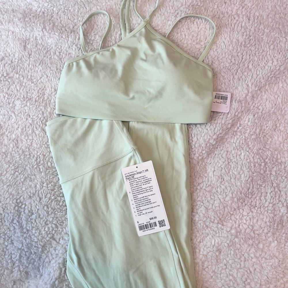 Lululemon Athletica Light Green Align Pants